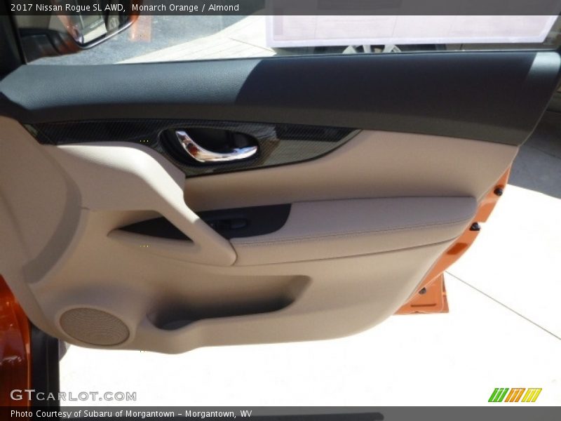 Monarch Orange / Almond 2017 Nissan Rogue SL AWD