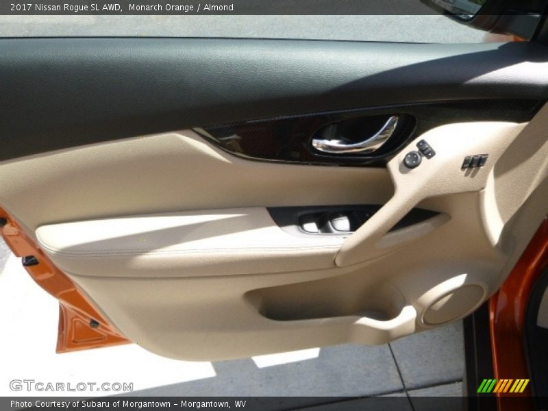 Monarch Orange / Almond 2017 Nissan Rogue SL AWD