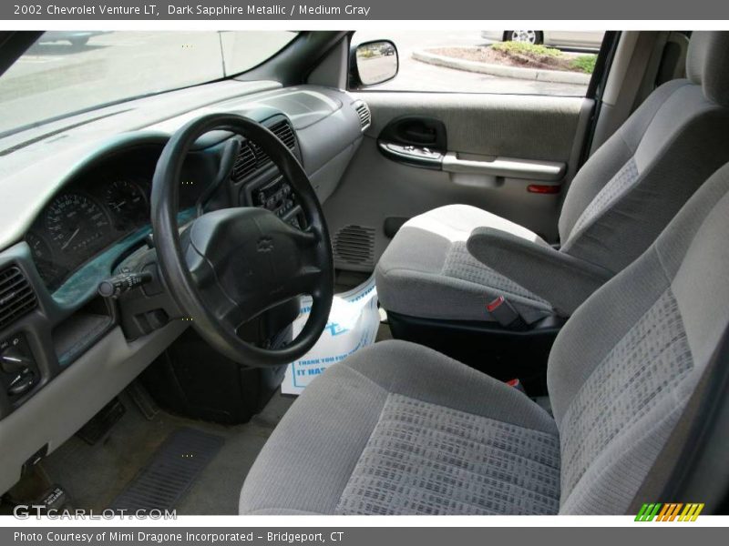 Dark Sapphire Metallic / Medium Gray 2002 Chevrolet Venture LT
