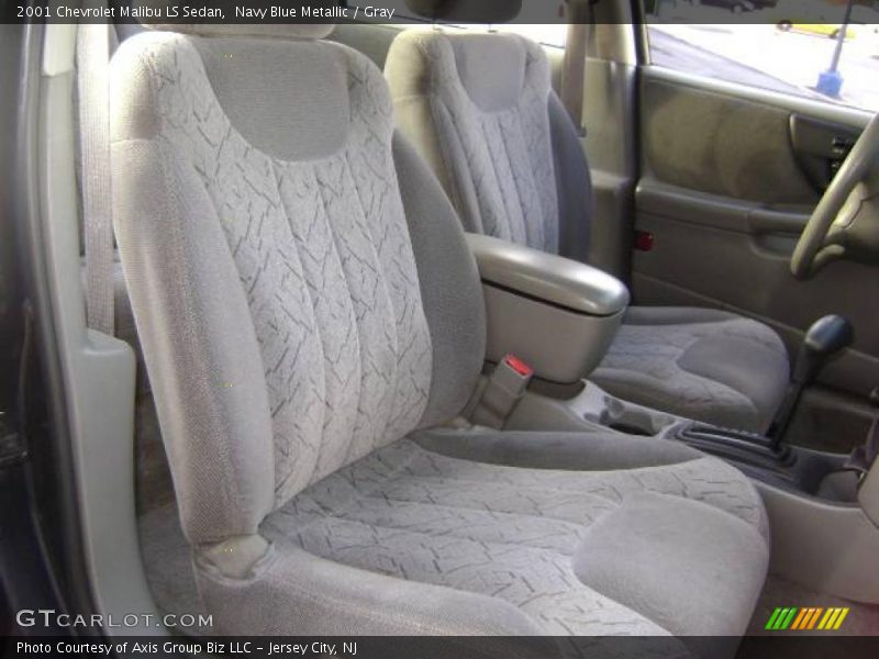 Navy Blue Metallic / Gray 2001 Chevrolet Malibu LS Sedan
