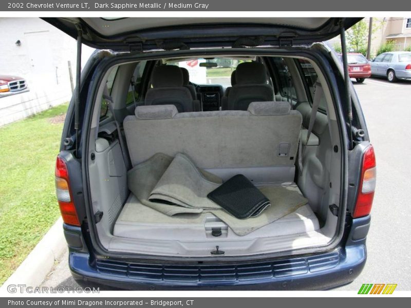 Dark Sapphire Metallic / Medium Gray 2002 Chevrolet Venture LT
