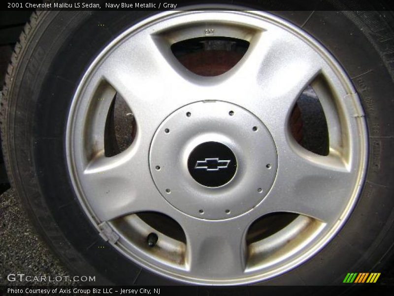 Navy Blue Metallic / Gray 2001 Chevrolet Malibu LS Sedan