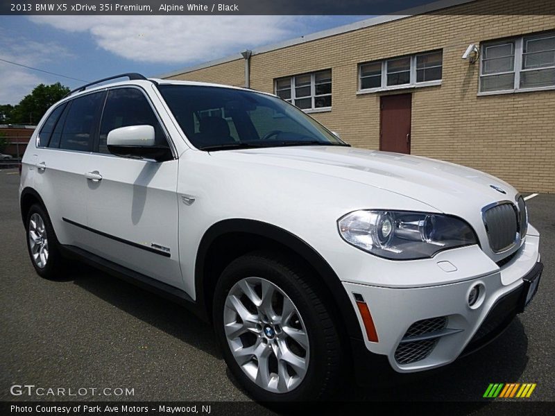 Alpine White / Black 2013 BMW X5 xDrive 35i Premium