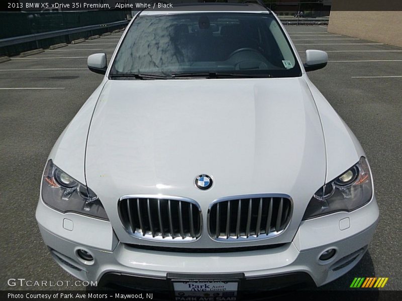 Alpine White / Black 2013 BMW X5 xDrive 35i Premium