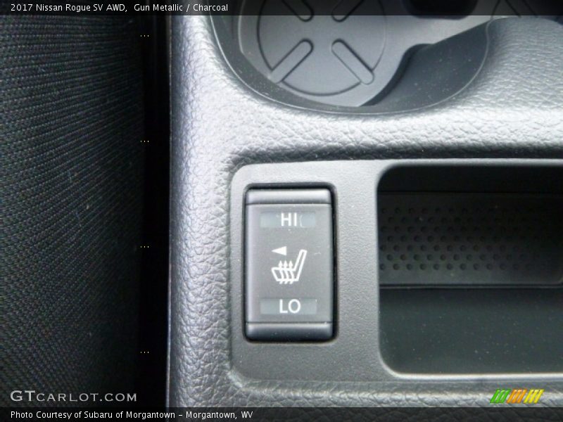 Gun Metallic / Charcoal 2017 Nissan Rogue SV AWD