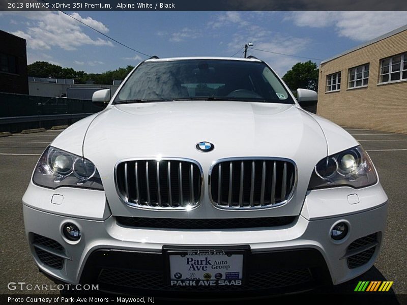 Alpine White / Black 2013 BMW X5 xDrive 35i Premium