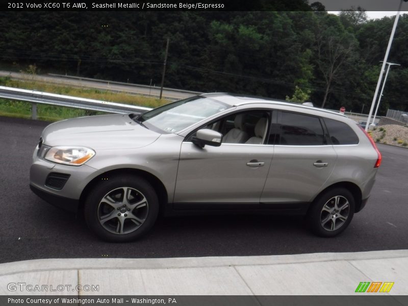 Seashell Metallic / Sandstone Beige/Espresso 2012 Volvo XC60 T6 AWD