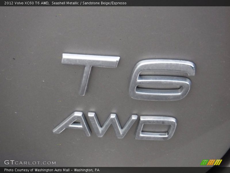 Seashell Metallic / Sandstone Beige/Espresso 2012 Volvo XC60 T6 AWD