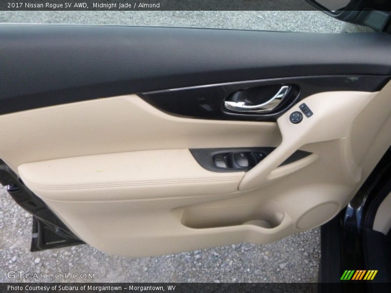 Midnight Jade / Almond 2017 Nissan Rogue SV AWD