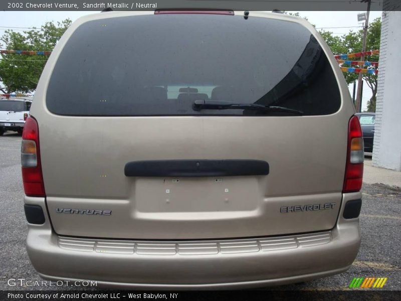 Sandrift Metallic / Neutral 2002 Chevrolet Venture
