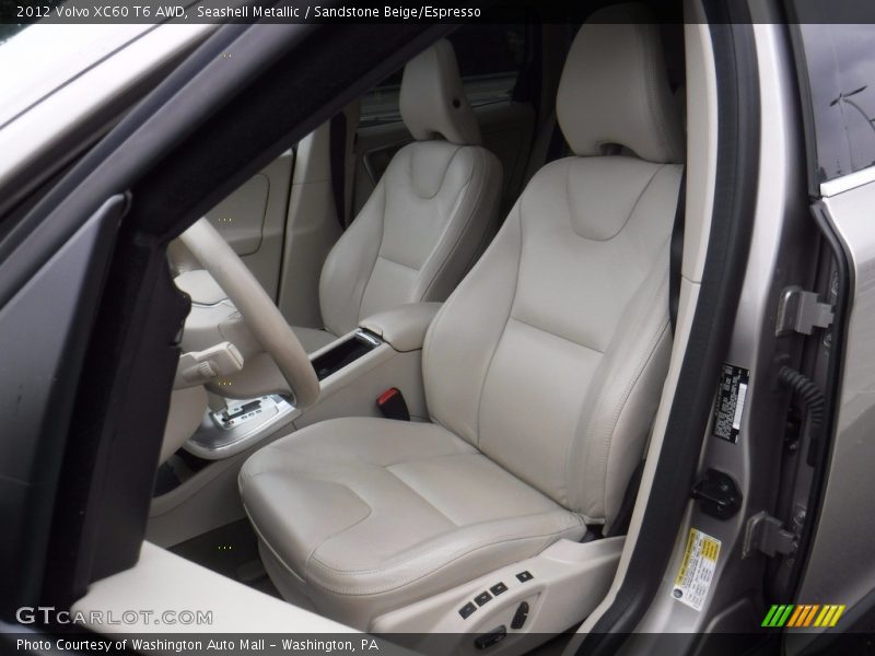Seashell Metallic / Sandstone Beige/Espresso 2012 Volvo XC60 T6 AWD