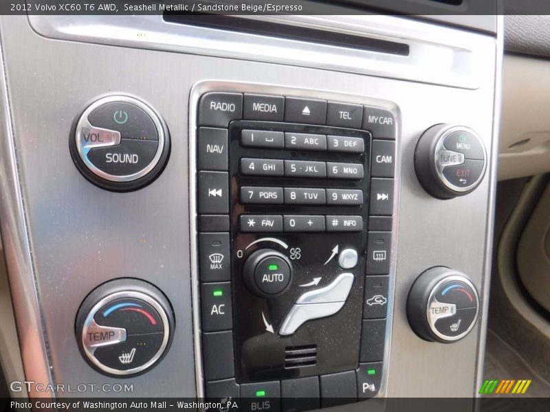 Seashell Metallic / Sandstone Beige/Espresso 2012 Volvo XC60 T6 AWD