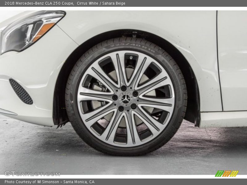 Cirrus White / Sahara Beige 2018 Mercedes-Benz CLA 250 Coupe