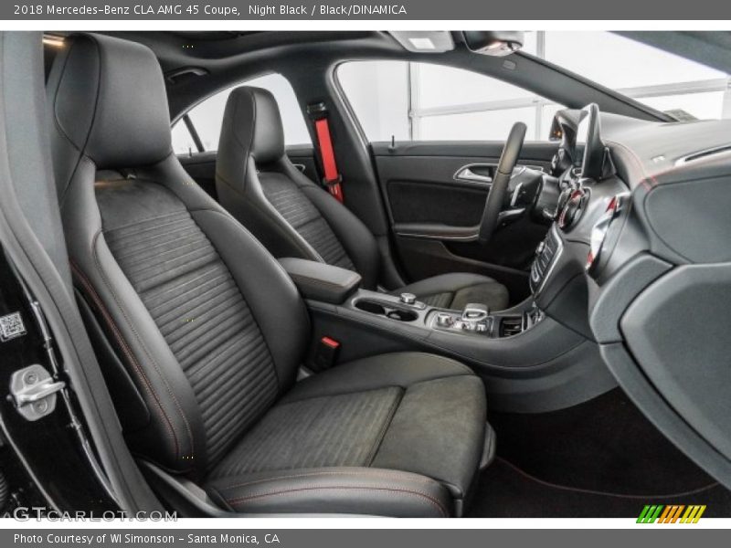 2018 CLA AMG 45 Coupe Black/DINAMICA Interior