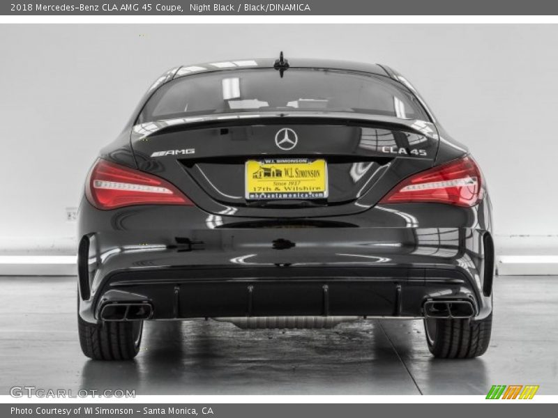 Night Black / Black/DINAMICA 2018 Mercedes-Benz CLA AMG 45 Coupe