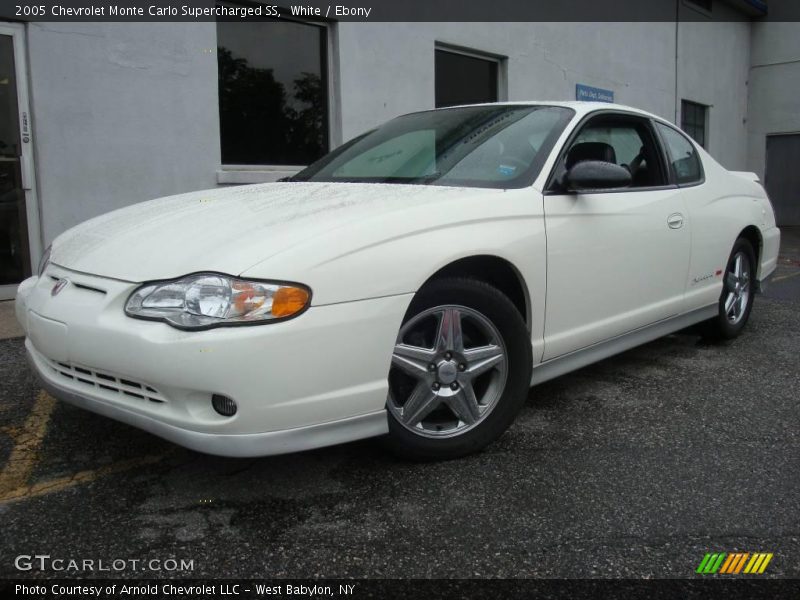 White / Ebony 2005 Chevrolet Monte Carlo Supercharged SS