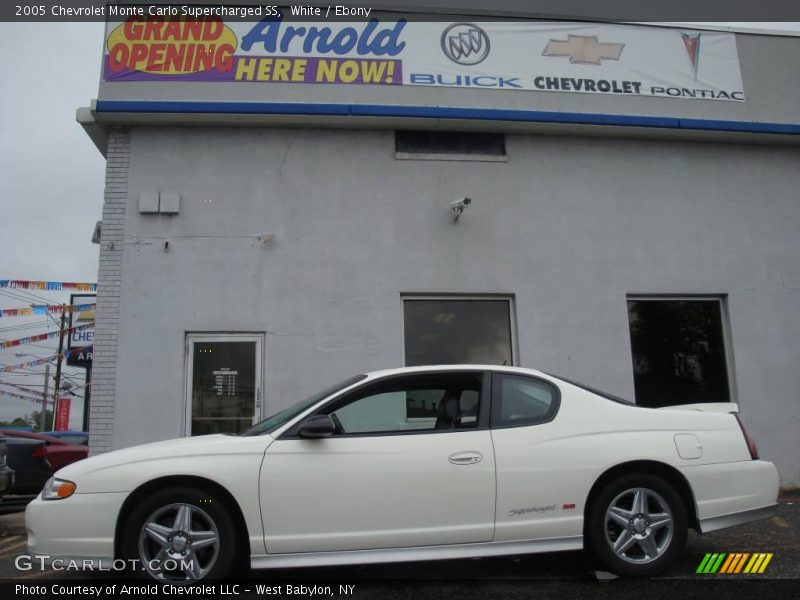 White / Ebony 2005 Chevrolet Monte Carlo Supercharged SS