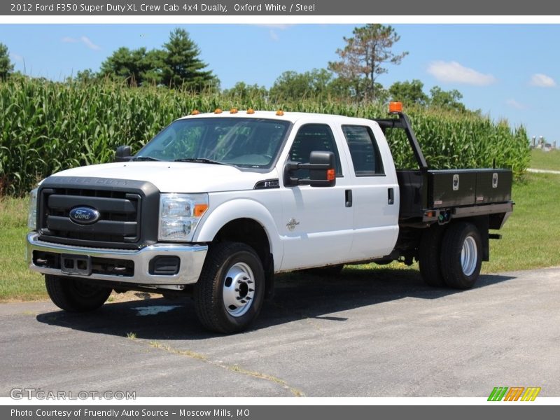 Oxford White / Steel 2012 Ford F350 Super Duty XL Crew Cab 4x4 Dually