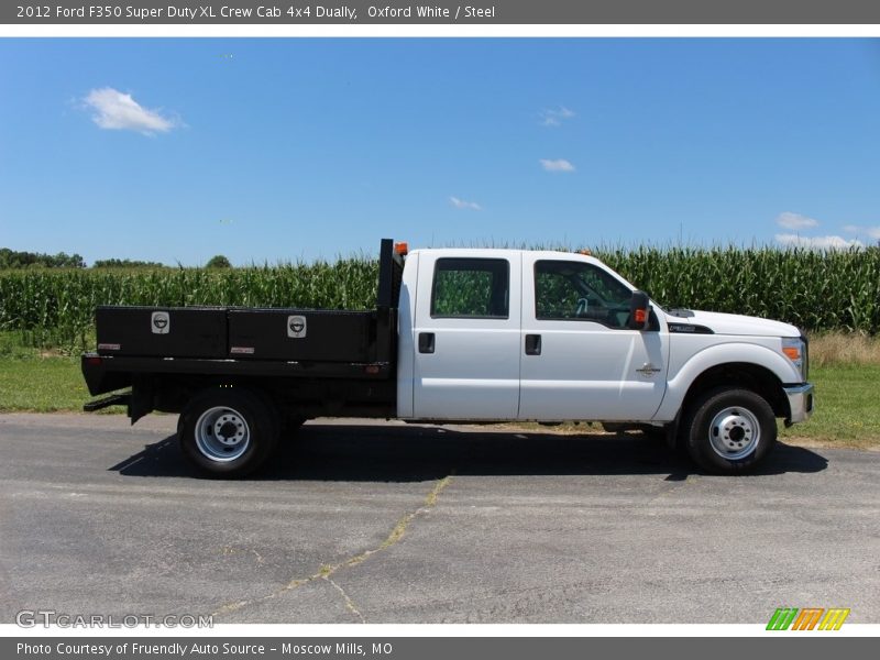 Oxford White / Steel 2012 Ford F350 Super Duty XL Crew Cab 4x4 Dually