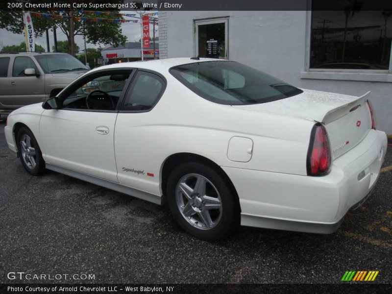 White / Ebony 2005 Chevrolet Monte Carlo Supercharged SS