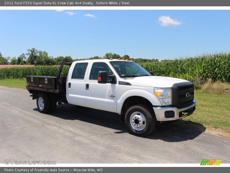 Oxford White / Steel 2012 Ford F350 Super Duty XL Crew Cab 4x4 Dually