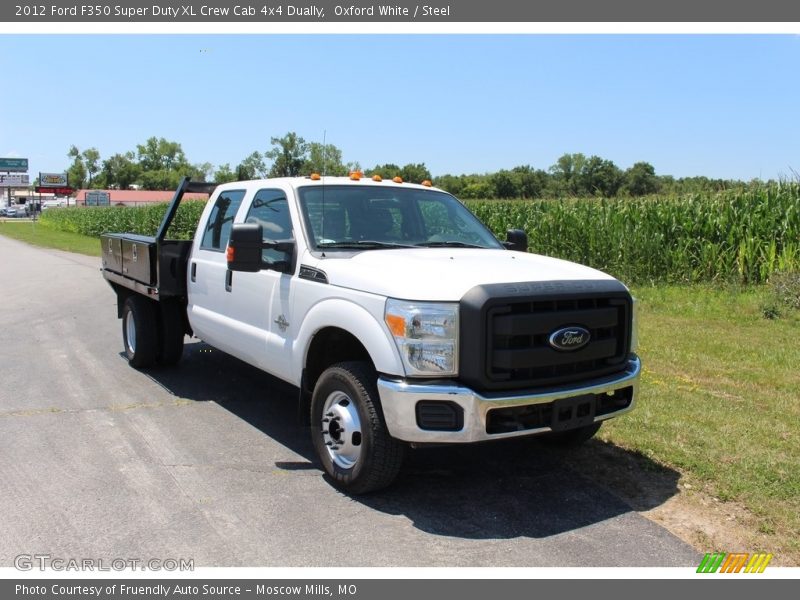 Oxford White / Steel 2012 Ford F350 Super Duty XL Crew Cab 4x4 Dually
