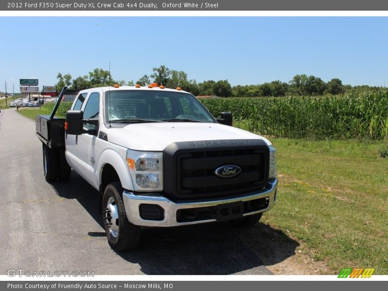 Oxford White / Steel 2012 Ford F350 Super Duty XL Crew Cab 4x4 Dually