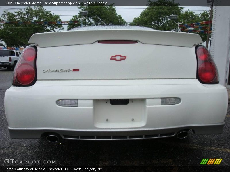 White / Ebony 2005 Chevrolet Monte Carlo Supercharged SS