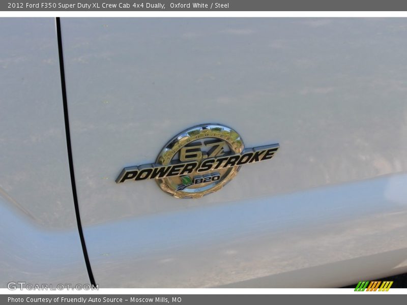 Oxford White / Steel 2012 Ford F350 Super Duty XL Crew Cab 4x4 Dually