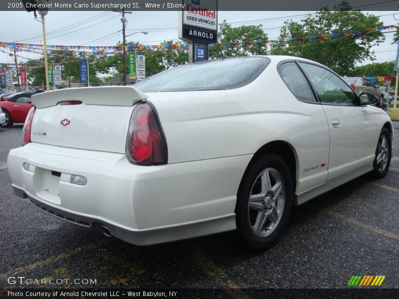 White / Ebony 2005 Chevrolet Monte Carlo Supercharged SS