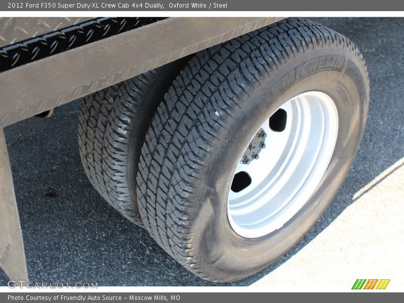 Oxford White / Steel 2012 Ford F350 Super Duty XL Crew Cab 4x4 Dually
