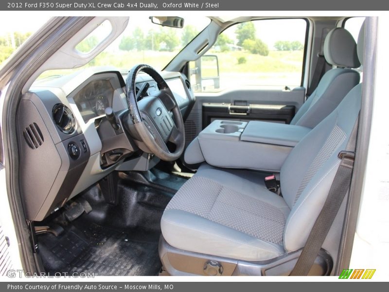 Oxford White / Steel 2012 Ford F350 Super Duty XL Crew Cab 4x4 Dually
