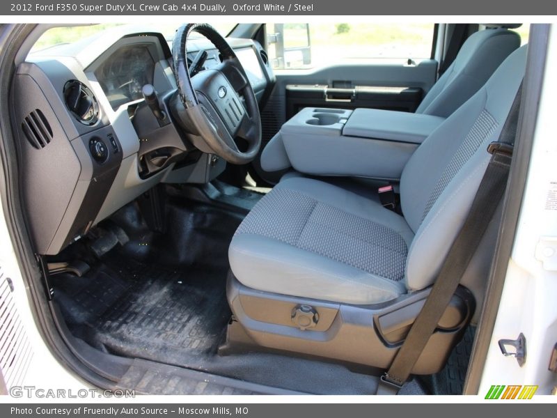 Oxford White / Steel 2012 Ford F350 Super Duty XL Crew Cab 4x4 Dually