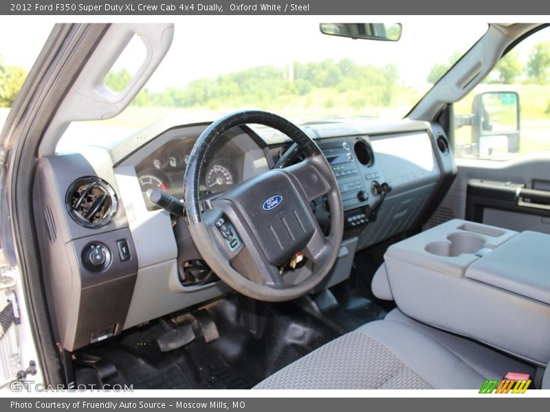 Oxford White / Steel 2012 Ford F350 Super Duty XL Crew Cab 4x4 Dually
