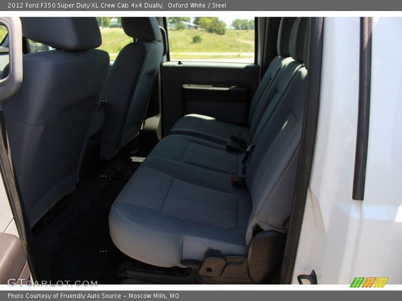 Oxford White / Steel 2012 Ford F350 Super Duty XL Crew Cab 4x4 Dually