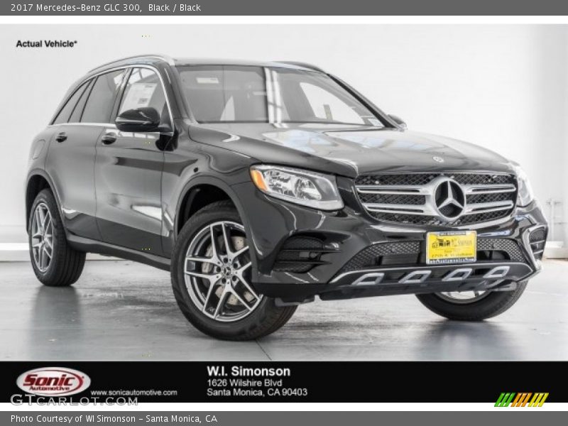 Black / Black 2017 Mercedes-Benz GLC 300
