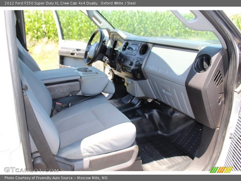 Oxford White / Steel 2012 Ford F350 Super Duty XL Crew Cab 4x4 Dually