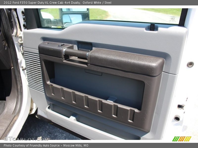 Oxford White / Steel 2012 Ford F350 Super Duty XL Crew Cab 4x4 Dually