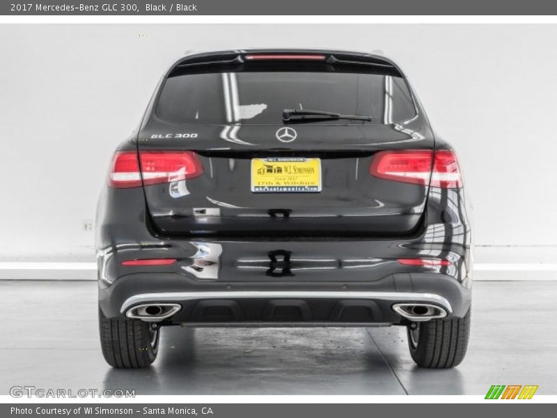 Black / Black 2017 Mercedes-Benz GLC 300