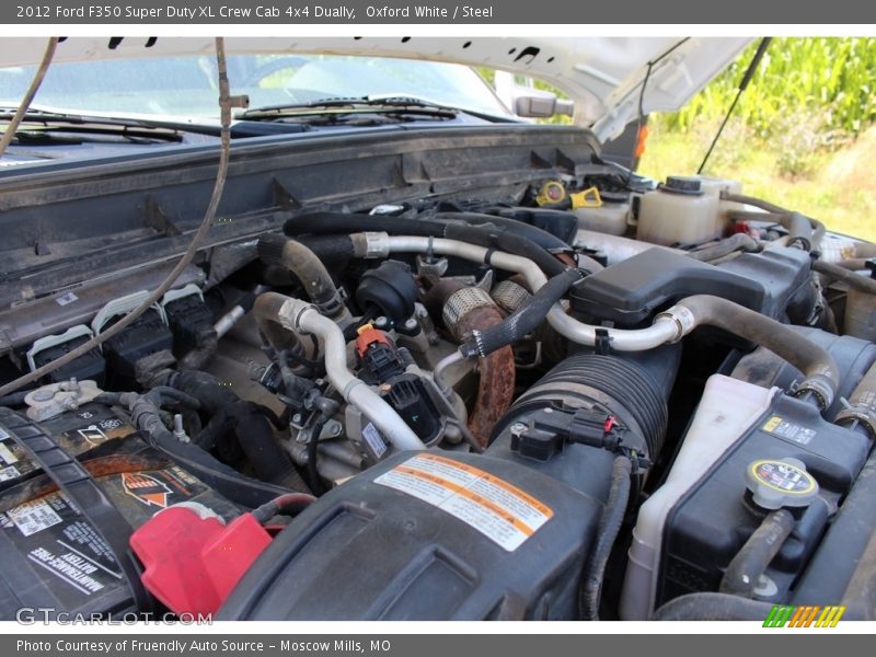 Oxford White / Steel 2012 Ford F350 Super Duty XL Crew Cab 4x4 Dually