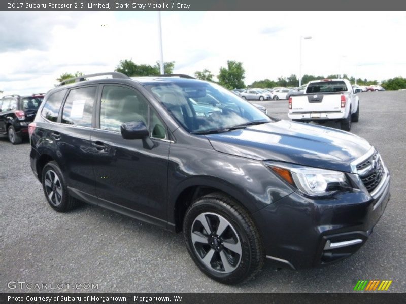 Dark Gray Metallic / Gray 2017 Subaru Forester 2.5i Limited