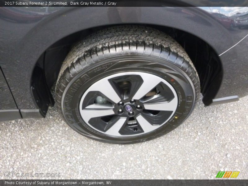 Dark Gray Metallic / Gray 2017 Subaru Forester 2.5i Limited