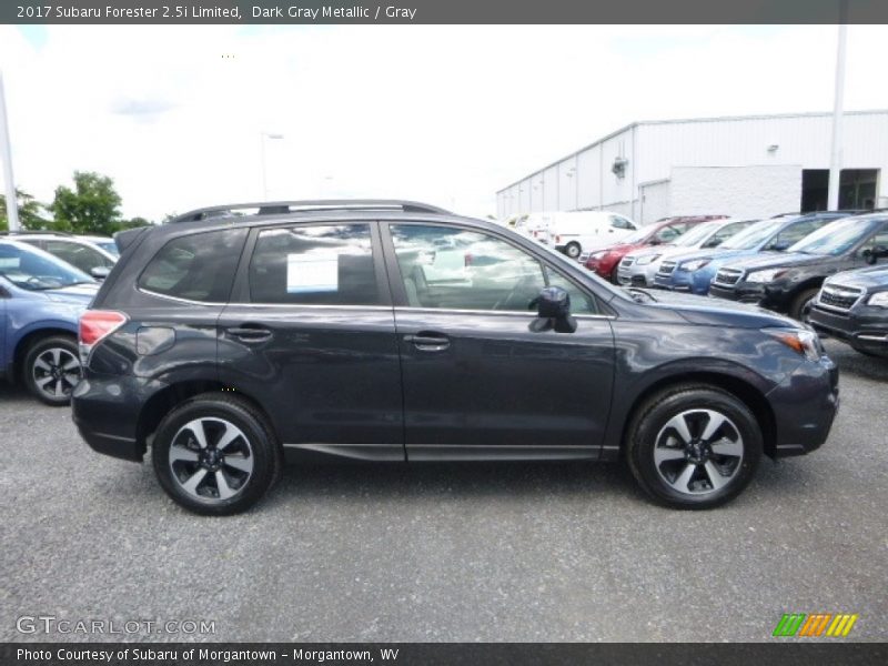 Dark Gray Metallic / Gray 2017 Subaru Forester 2.5i Limited