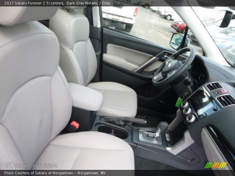 Dark Gray Metallic / Gray 2017 Subaru Forester 2.5i Limited