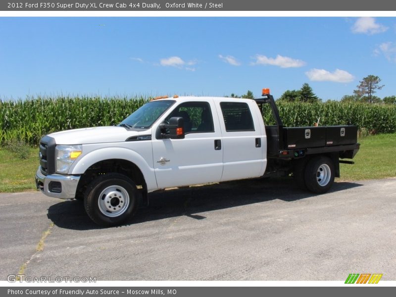 Oxford White / Steel 2012 Ford F350 Super Duty XL Crew Cab 4x4 Dually