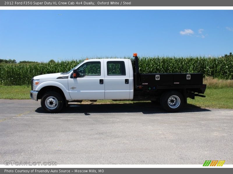 Oxford White / Steel 2012 Ford F350 Super Duty XL Crew Cab 4x4 Dually