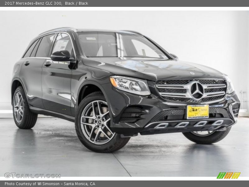 Black / Black 2017 Mercedes-Benz GLC 300