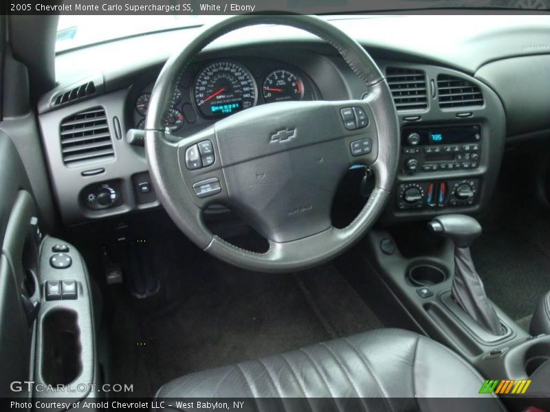 White / Ebony 2005 Chevrolet Monte Carlo Supercharged SS