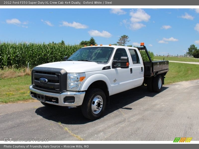 Oxford White / Steel 2012 Ford F350 Super Duty XL Crew Cab 4x4 Dually