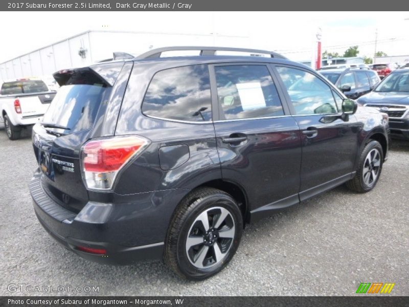 Dark Gray Metallic / Gray 2017 Subaru Forester 2.5i Limited